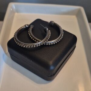 Bronze Tone Hoop Earrings